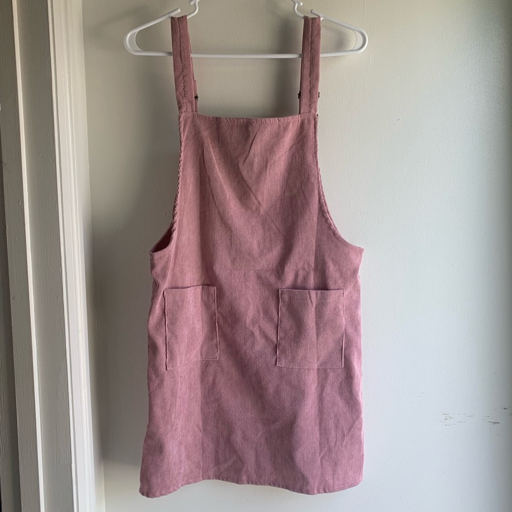 Pink Overall Dress - Picture 2 of 6